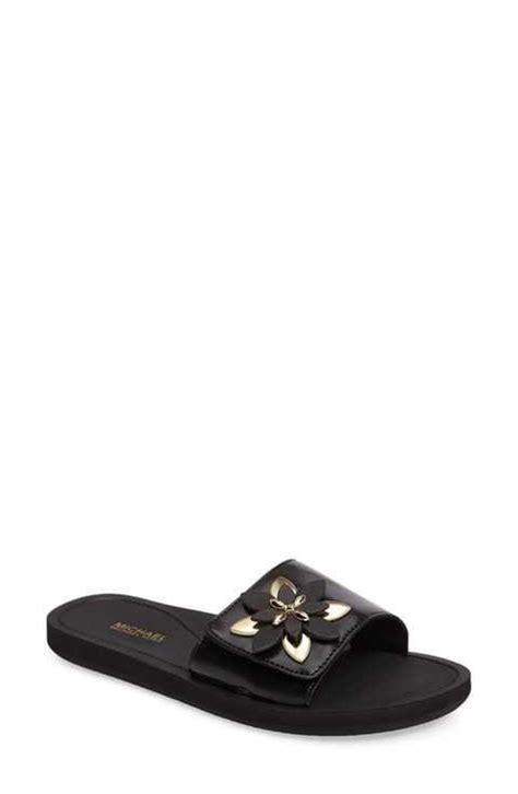 michael kors heidi slide|michael kors slides.